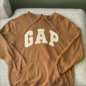 GAP Chestnut Brown Logo Hoodie